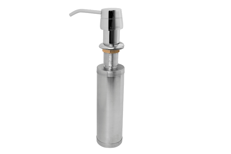 Vestavěný NEREZ dávkovač mýdla či saponátu pro dřezy a umyvadla 250 ml